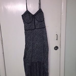 Hi low corset style dress